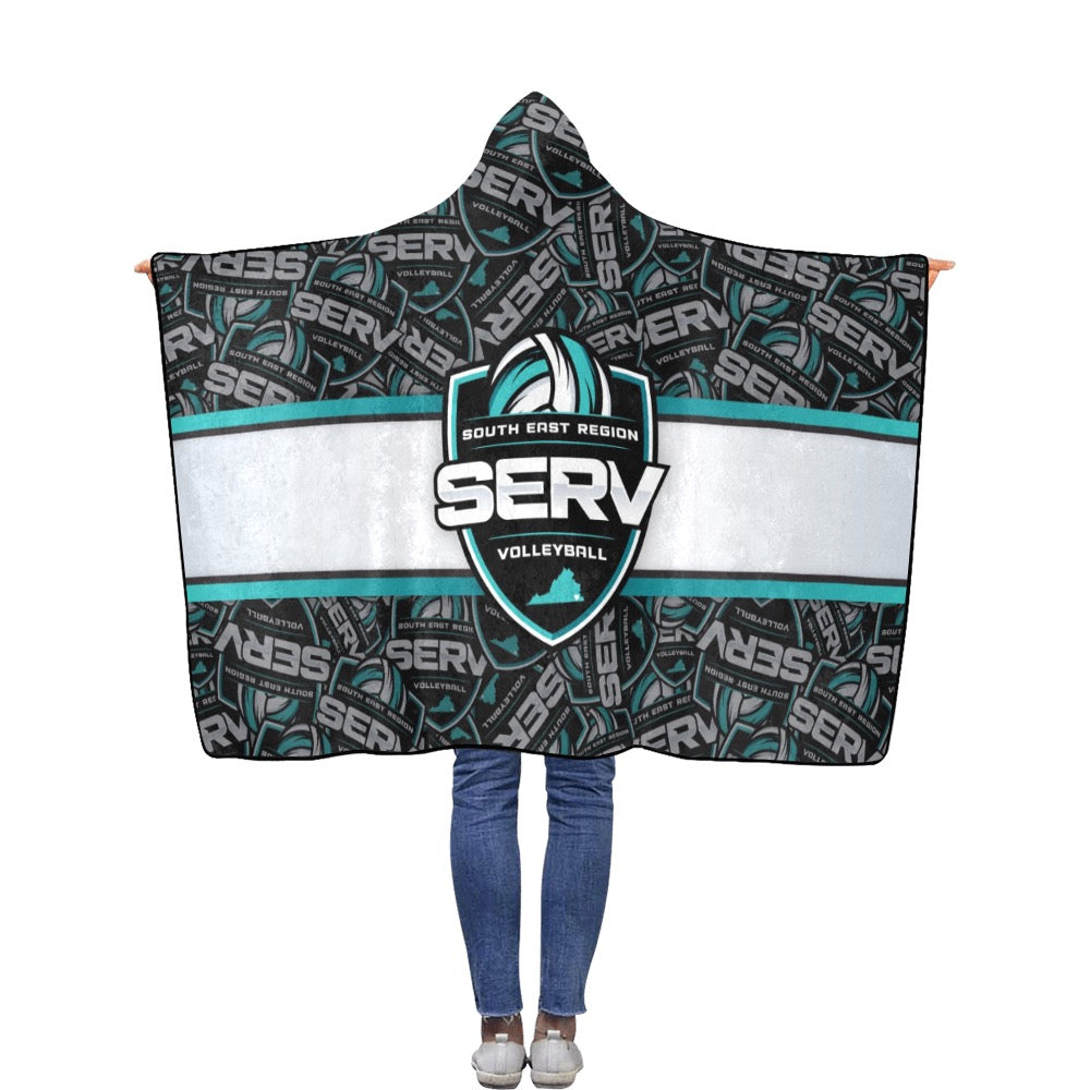 SERV Flannel Hooded Blanket