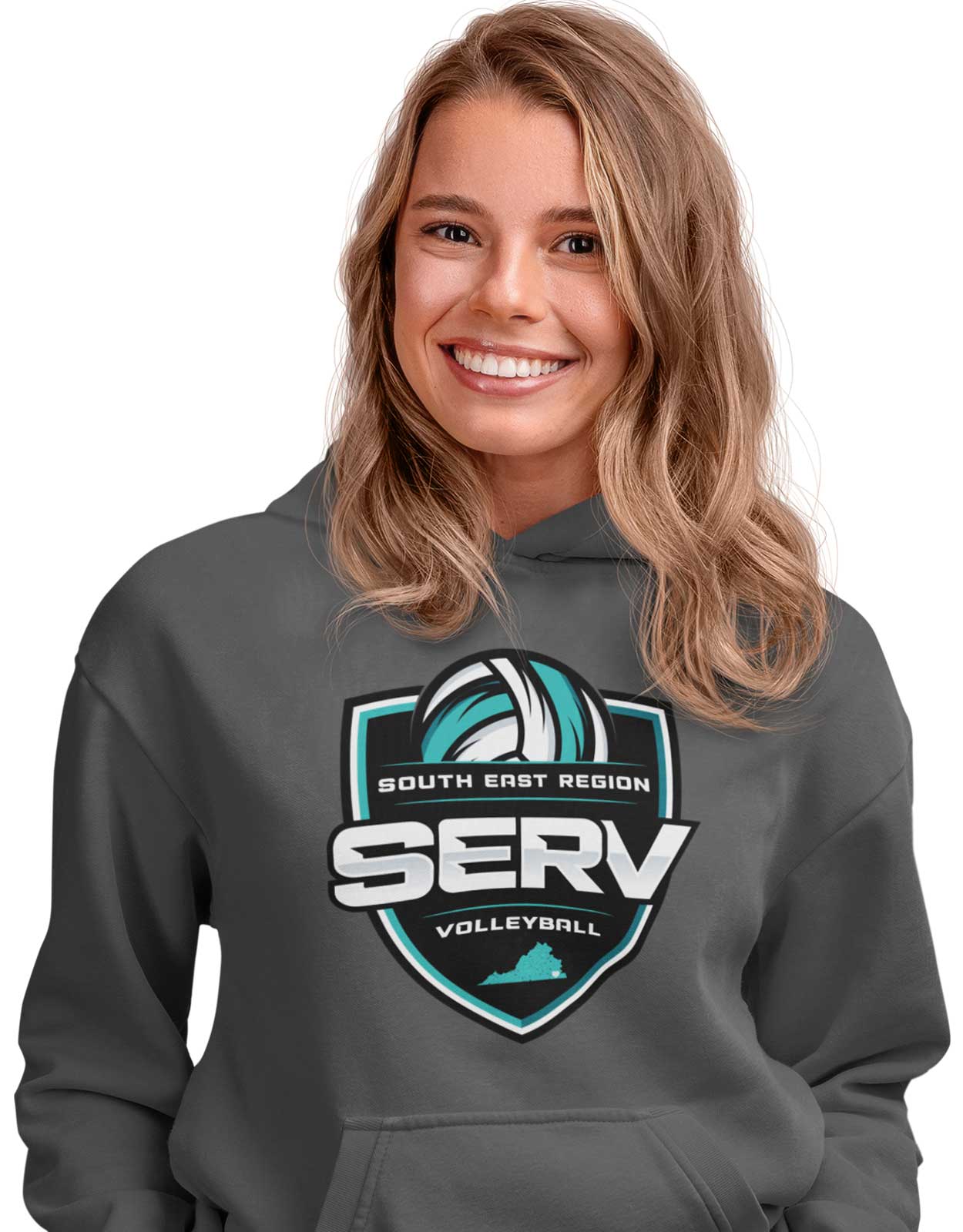 SERV Logo Hoodie - Charcoal