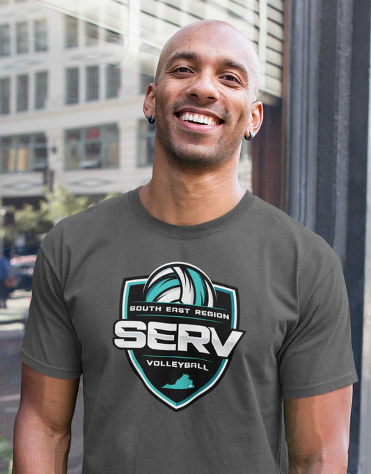 SERV Logo T-Shirt - Charcoal